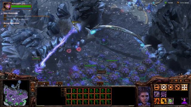 Starcraft II: Heart of the Swarm Mission 11 - Shoot the Messenger [SWARMHOSTS; All Achievements]