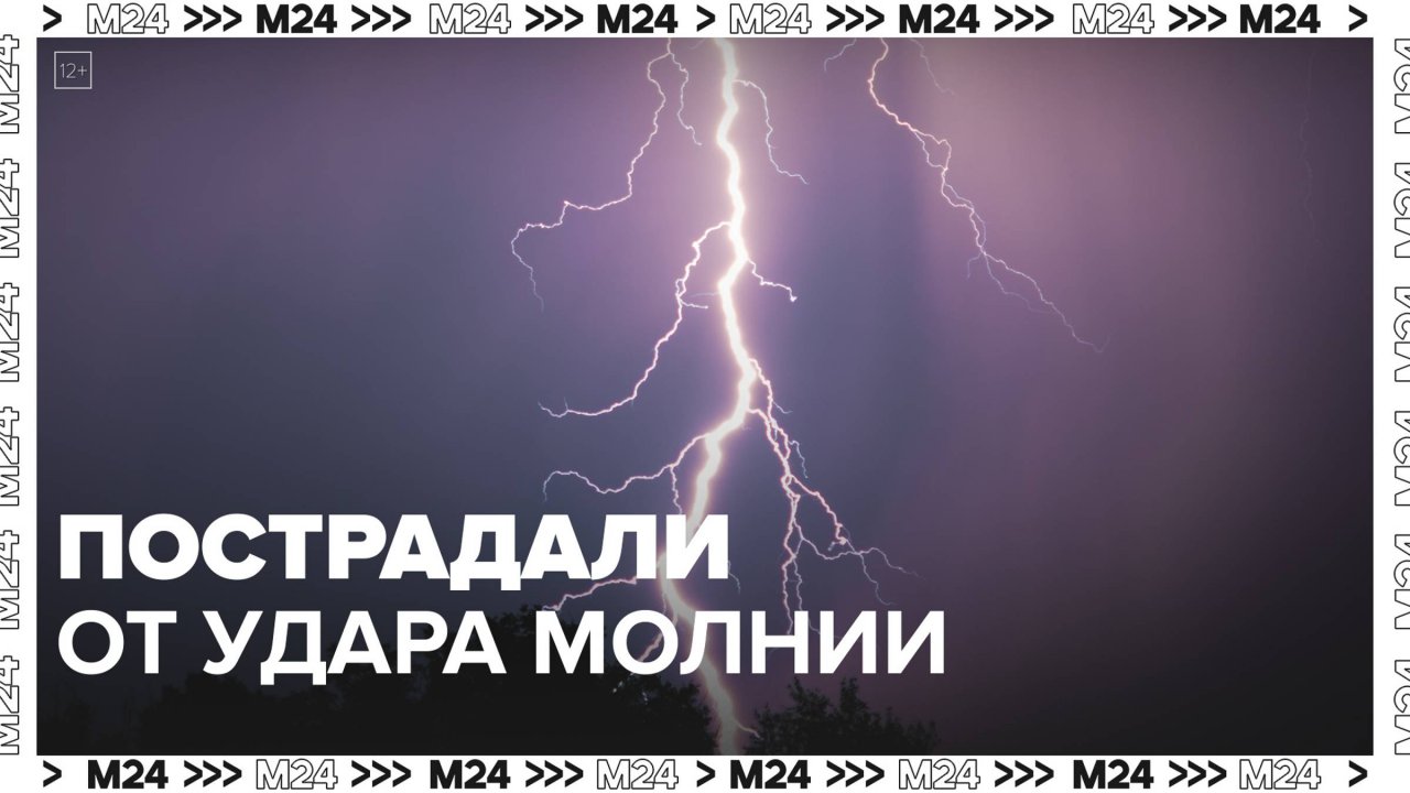 Пострадали от удара молнии — Москва24|Контент
