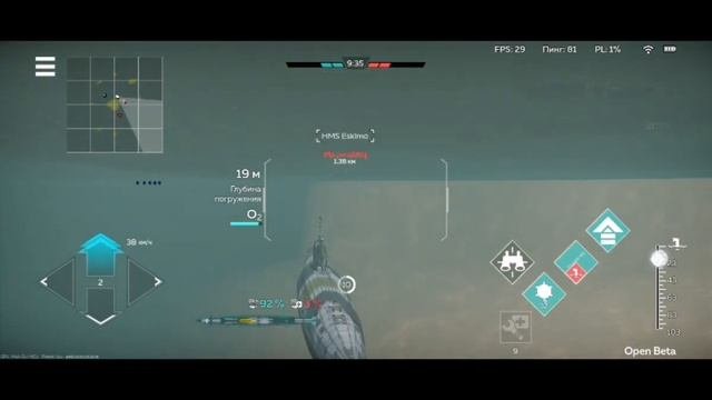 геймплейgame play на подводной лодкеsubmarine warthunder mobile warthundermobil wtm