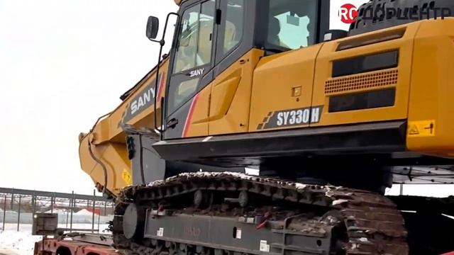 Экскаваторы SANY SY330H отправились к клиенту/ ДОРЦЕНТР