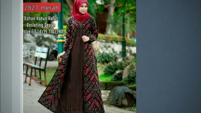 37+ Trend Model Baju Gamis Batik Terbaru untuk Wanita Berhijab yang Modern dan Stylis