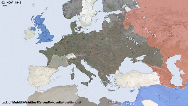 Вторая мировая война на карте. История на карте.