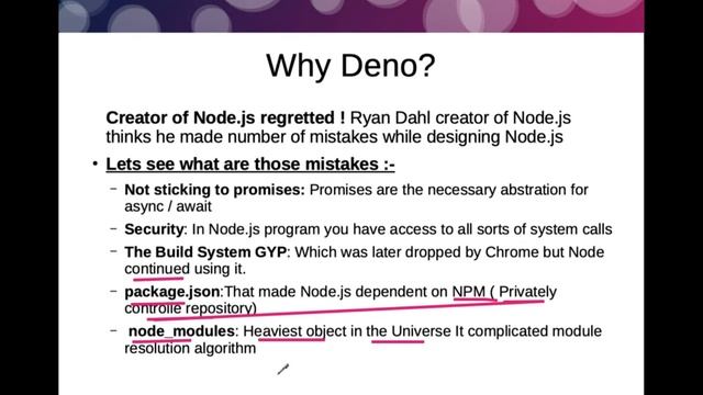 Why should you learn Deno