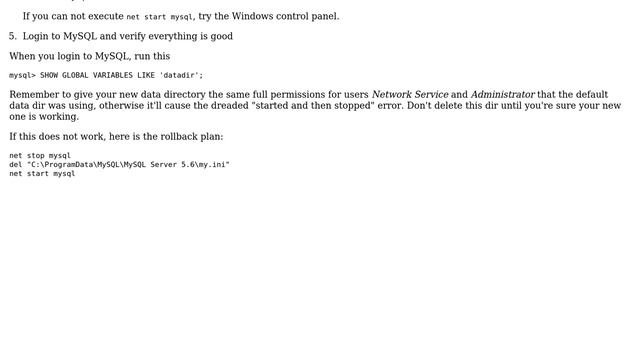 Changing Data Directory on MySQL DB Server 2 Solutions!!