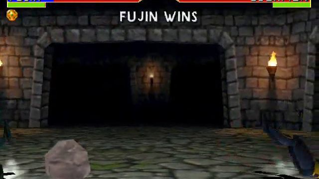 Mortal Kombat 4 Fujin y su fatality de tornado y tiro al hombre
