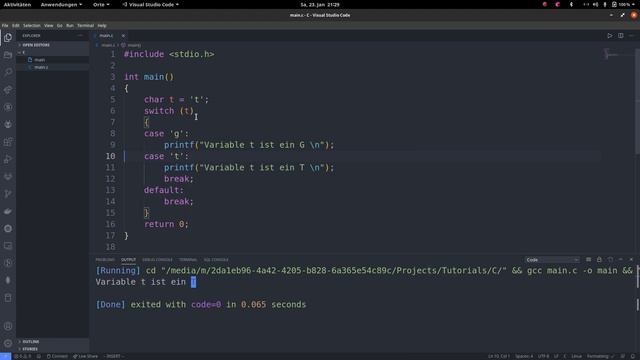 C Tutorial #06 if-Abfragen [Full-HD] [Deutsch/German]
