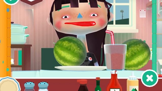 Playing Toca Kitchen 2