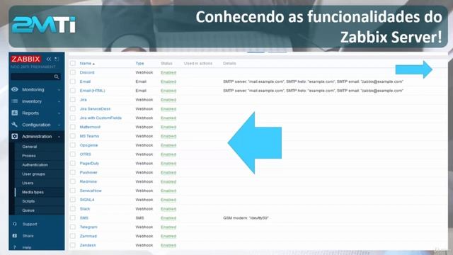 01.39-  Envio de alertas por e-mail no Zabbix Server.
