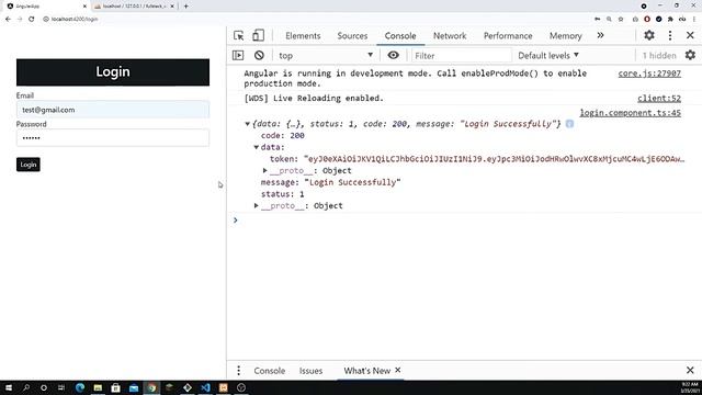Full Stack Authentication Angular & Laravel using JWT | Part 5