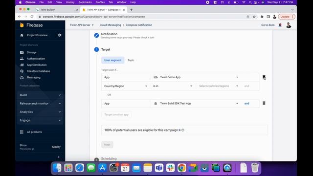 How to Send Push Notification to your users on Twinr?
