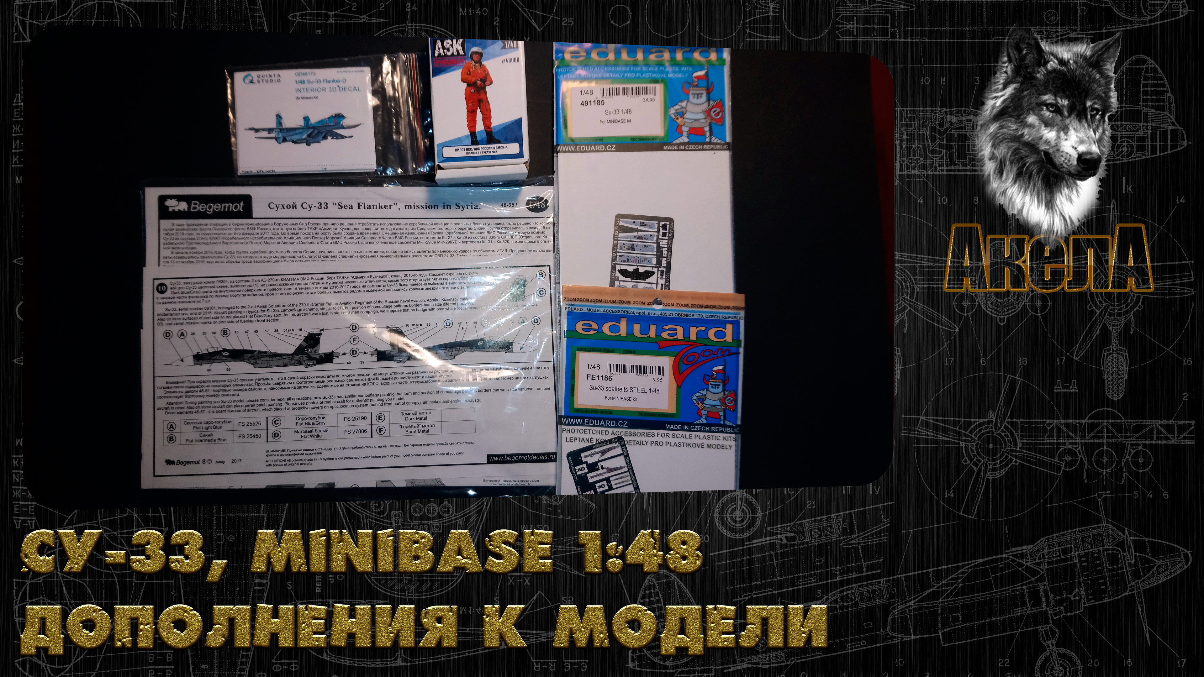 Дополнения для Су-33, Minibase 1/48