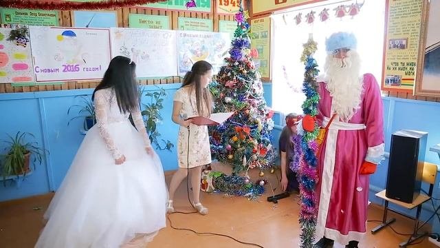 Новогодний утренник 2016 Герейхановская СОШ2.HD