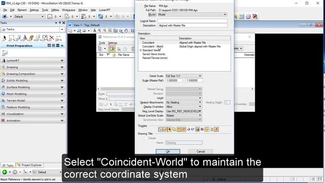Convert Incorrect-unit DWG to DGN
