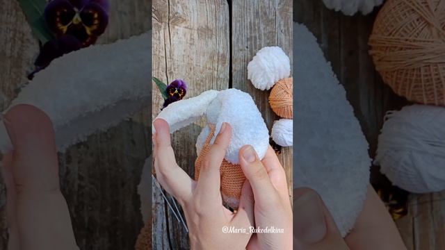 Зайка вязаный крючком
#амигурумми