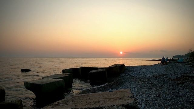 ?Закат солнца. Дагомыс..Таймлапс