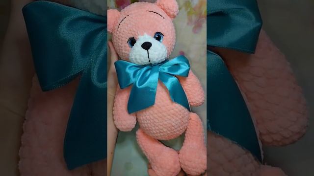 Мишка плюшевый #плюшевыеигрушки #вналичии #вязаныеигрушки #ручная работа #мишка