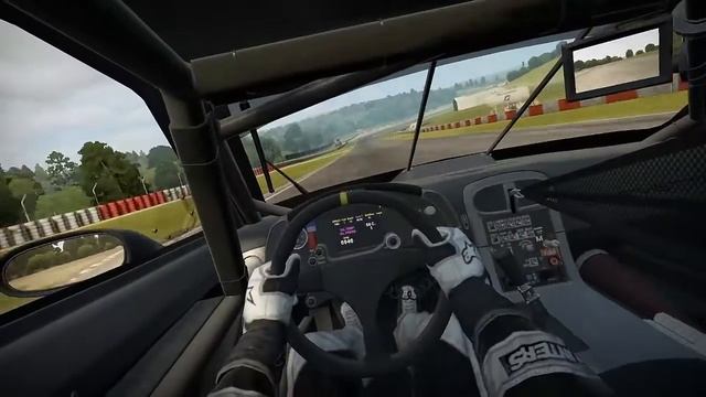 Corvette Z06 and C6.R GT1 comparison race (NFS Shift 2 Commentary)