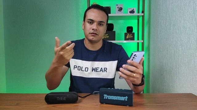 COMPARATIVO CAIXAS DE SOM COMPACTAS - Tribit XSound Go Tronsmart T7 Mini e Tronsmart Trip