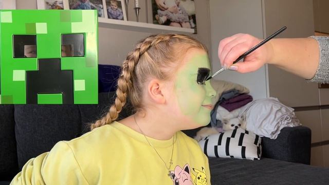 CREEPER ANSIGSTMALING BØRN