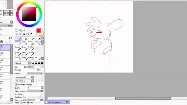 СУП ХАРЧО l ::speedpaint::  как сделать простую анимацию в саи :0