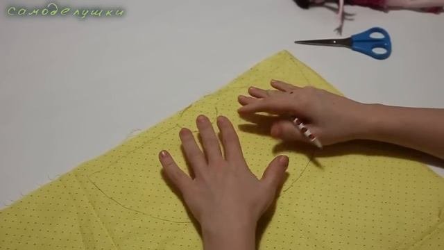 Как сшить юбку для куклы. Инструкция. How to make skirt for a doll.