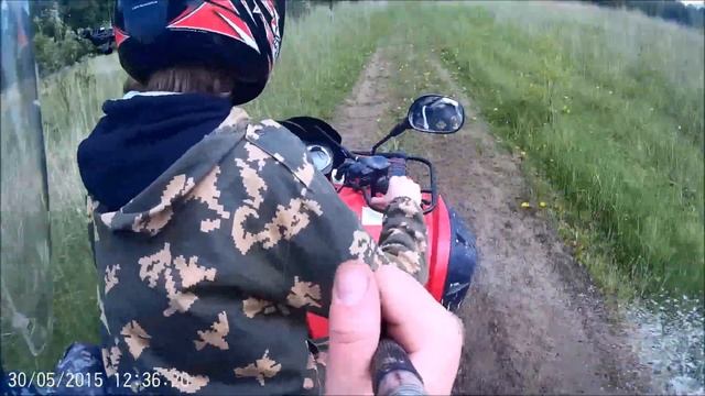 Покатушки на квадре