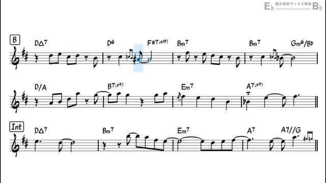 We Wish You a Merry Christmas (Bossa Nova Style) - Easy Solo Example for Tenor Sax