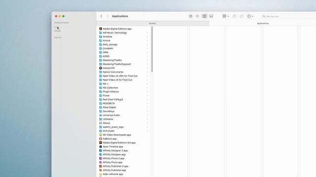 Réorganiser la barre latérale du Finder sur Mac