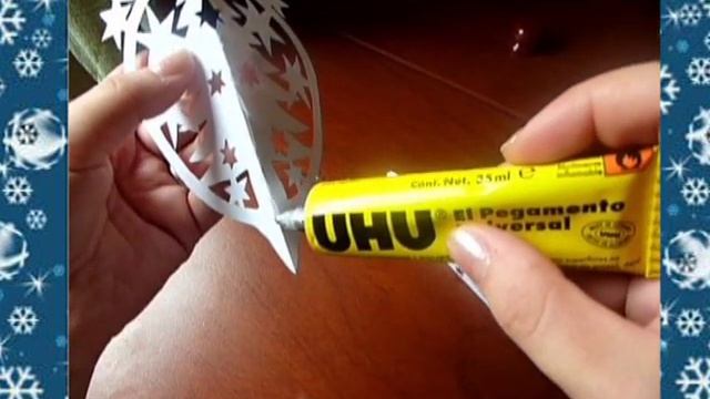 Проект "НОВЫЙ ГОД" - Ажурный Шар из Бумаги