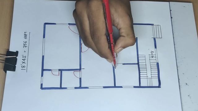 18 x 42 house design II 18 x 42 ghar ka naksha II 18 x 42 home design