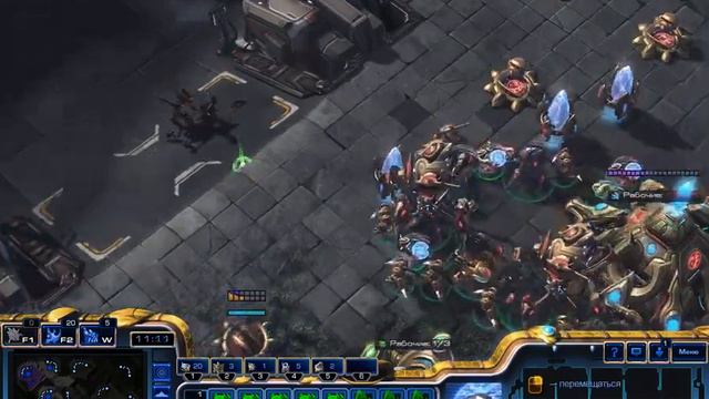 StarCraft II [PvZ] микс войск это сила! ладер #9