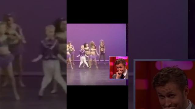 Райан Гослинг смотрит своё танцевальные видео на шоу Грэма Нортона