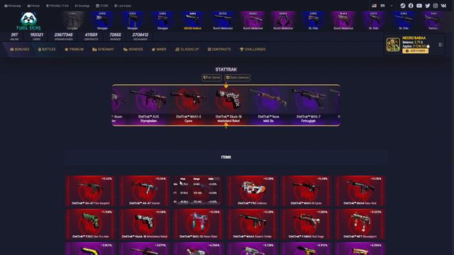 YENİ DEPOSİTSİZ SİTE PANDASKİNS PROMO CODE LARI VERDİK SKİN AL ÇIK !