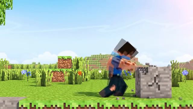 Мультики Minecraft -  Кровь , пот и слёзы Майнкрафт Анимация