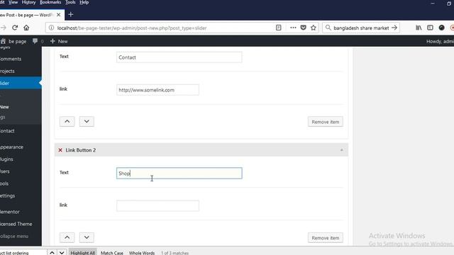 Be Page Pro Theme default Slider