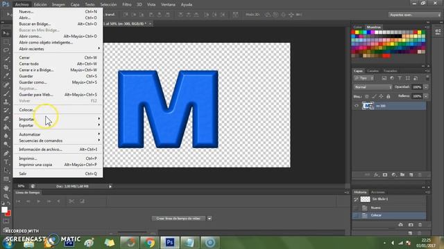Como poner una foto en una letra png en PhotoShop MartuEdits