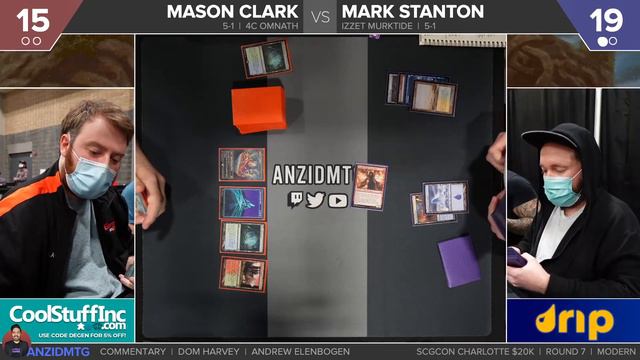 [MTG Modern] SCGCon Charlotte Rd 7 - 4c Omnath vs Murktide