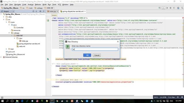 1- Configure SpringMvc Application With Maven And DB In IntelJ idea