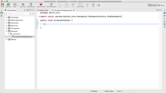 Create  Custom Keyword In KATALON STUDIO