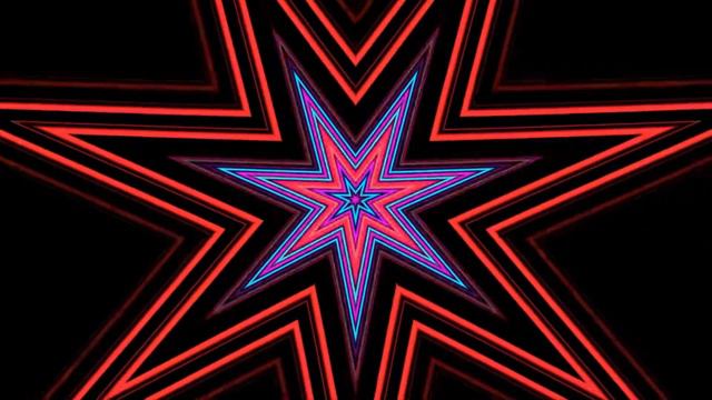 The Splendor of Color Kaleidoscope-2 Video magic 万花筒  Калейдоскоп футаж видеофон волшебные звезды