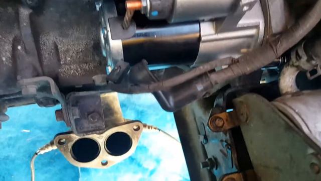 How to change a starter on 2007 Galant