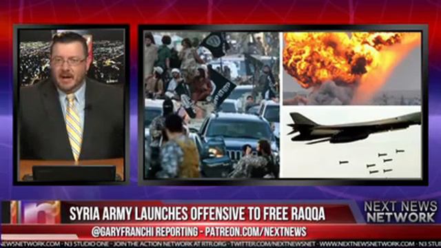 SYRIA ARMY LAUNCHES OFFENSIVE TO FREE RAQQA