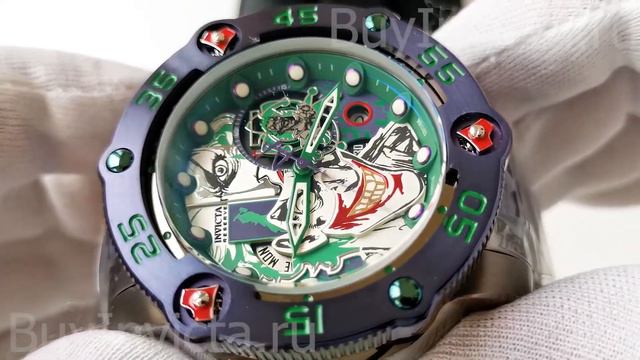 Invicta Reserve Sea Hunter Propeller DC Comics Joker 32371 Mens Watch  Часы Инвикта Джокер Мужски