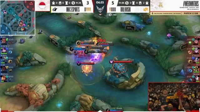 ЛЕСЛИ В ФИНАЛЕ ТУРНИРА MPL ONIC VS RRQ МОБАЙЛ ЛЕГЕНДС /MOBILE LEGENDS: BANG BANG