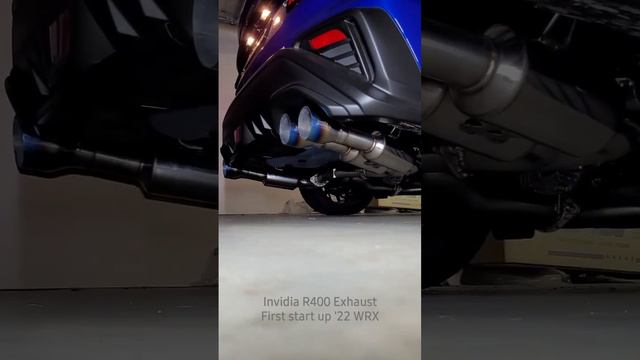 2022 Subaru WRX - Invidia R400 Exhaust - First Start