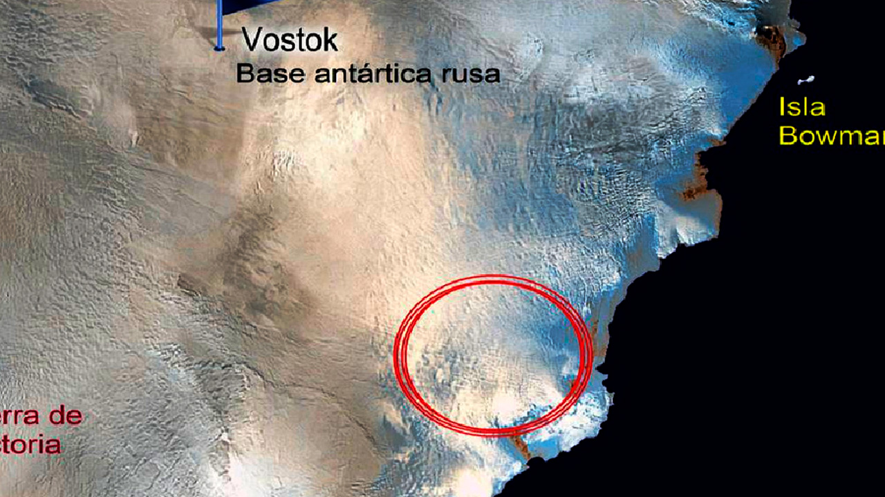 Загадочная гравитационная аномалия в Антарктиде