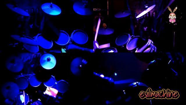 UNWORSHIPPED - Evenfall drum cover w / alesis nitro mesh kit