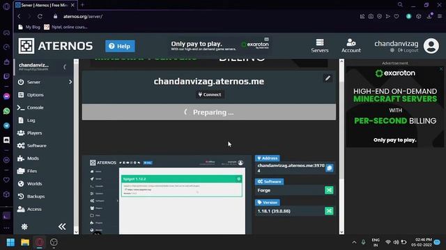 how to instal simple voice chat mod and use iin aternos server