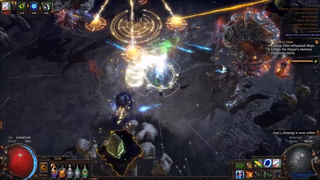 Ashrend/Lioneye 7 Link Raider - Elder fight (red map)