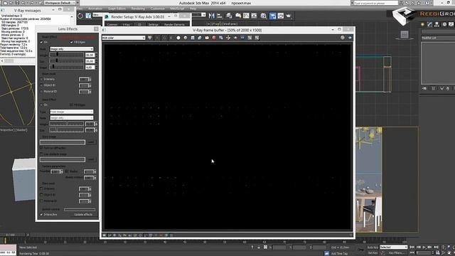 Практическая работа 17:Настройки Vray в финальном рендере.Редактирование во Frame Buffer’е.
